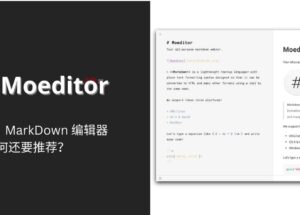 Moeditor - 为何要推荐一款已停更 4 年的 MarkDown 编辑器？ 13