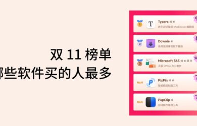 双 11 榜单，哪些软件买的人最多 21