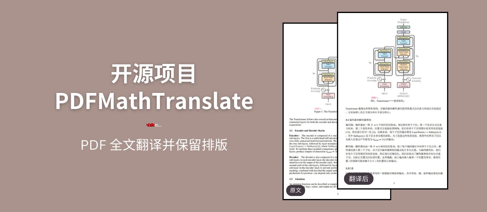 开源神器 PDFMathTranslate：轻松实现 PDF 全文翻译并保留排版样式 1