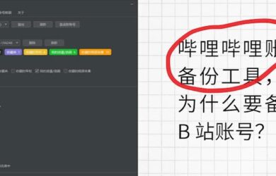 哔哩哔哩账号备份工具，但为什么要备份 B 站账号？ 6