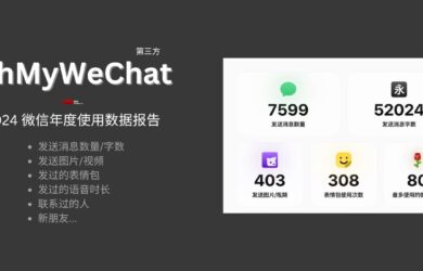 OhMyWeChat 新增 2024 微信年度数据报告功能，可查看发送消息数量、新朋友等数据[第三方] 9