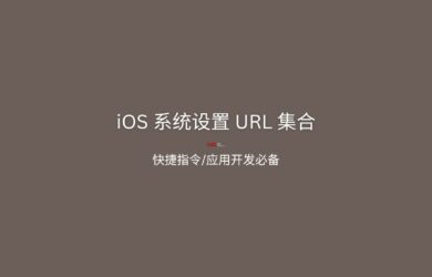 iOS 系统设置 URL 集合：让快捷指令进入 iOS 系统的 404+ 个方式 20